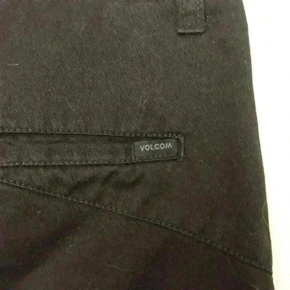 Volcom Corpo Class Black Pants Straight Leg Mens 36 - Picture 4 of 10